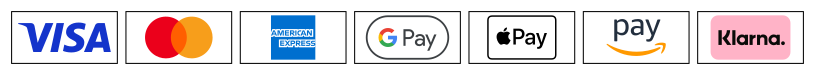 Kreditkarten, Google Pay, Apple Pay, Amazon Pay, Klarna